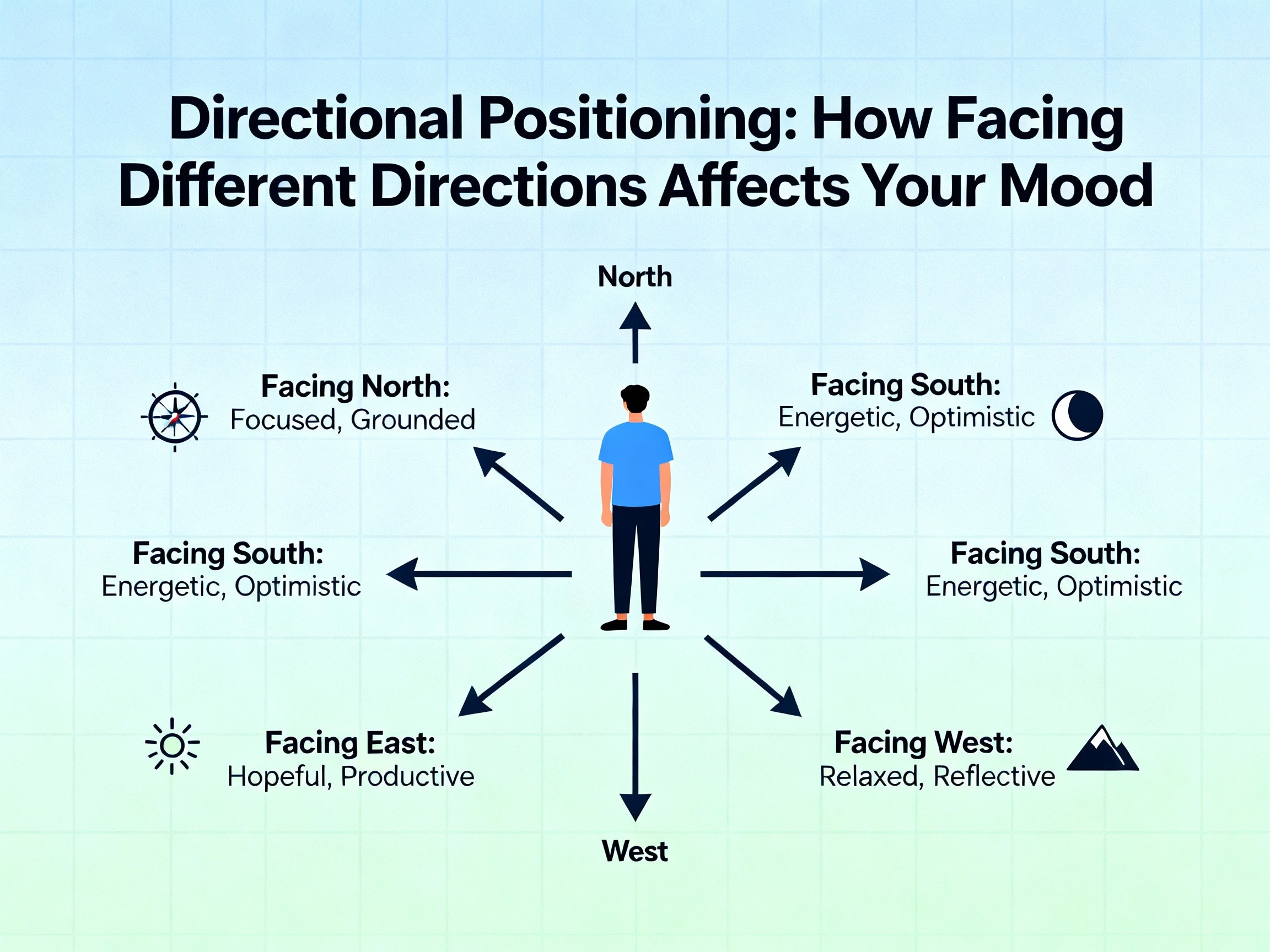 Directional Positioning: How Facing Different Directions Affects Your Mood